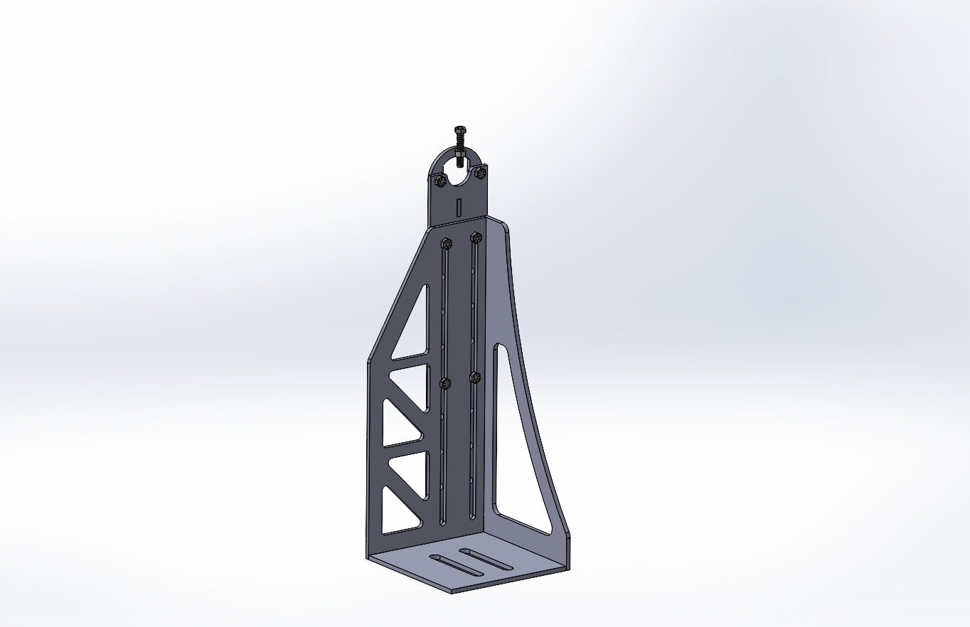 18"-36" Adjustable Jig Table Upright For Round Tubing