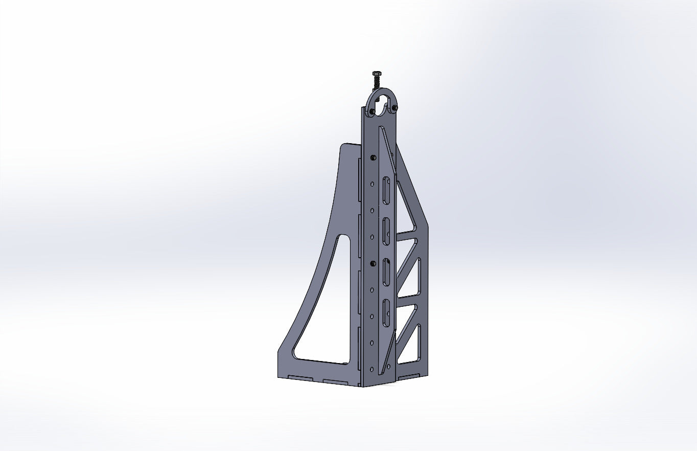 18"-36" Adjustable Jig Table Upright For Round Tubing